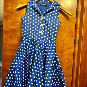 BlackButterfly Kids 'Audrey' Vintage 50's Girls Polka Dot Dress